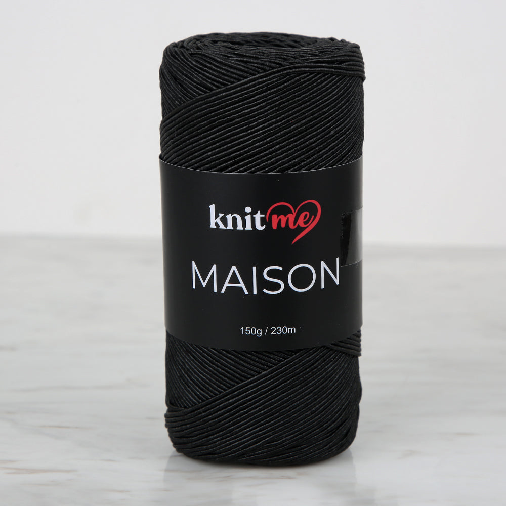 Knitme MAISON Siyah Örgü İpi - KNM04